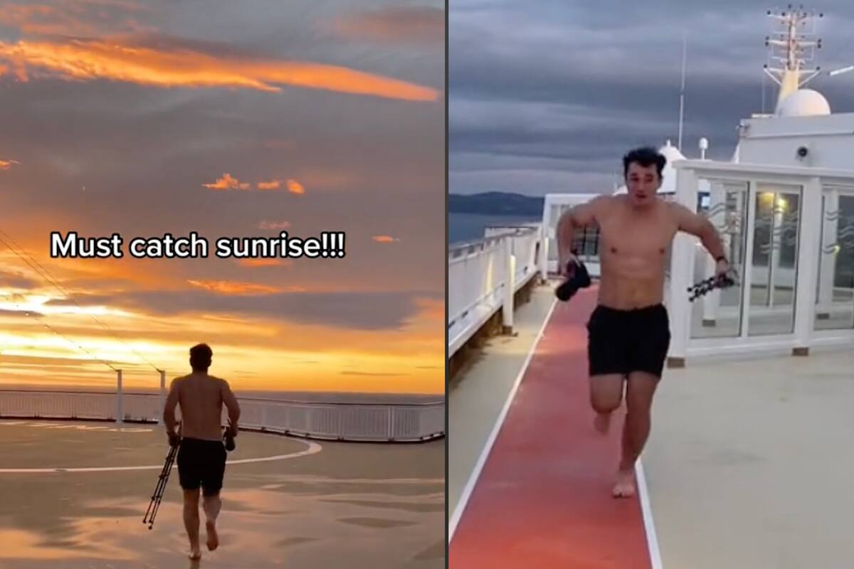 Una mujer es pareja de un fotógrafo y reveló qué es lo que siempre tiene que hacer cuando viajan juntos