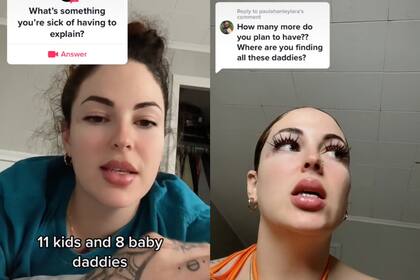 Una mujer explicó por qué decidió tener 11 hijos de ocho papás diferentes