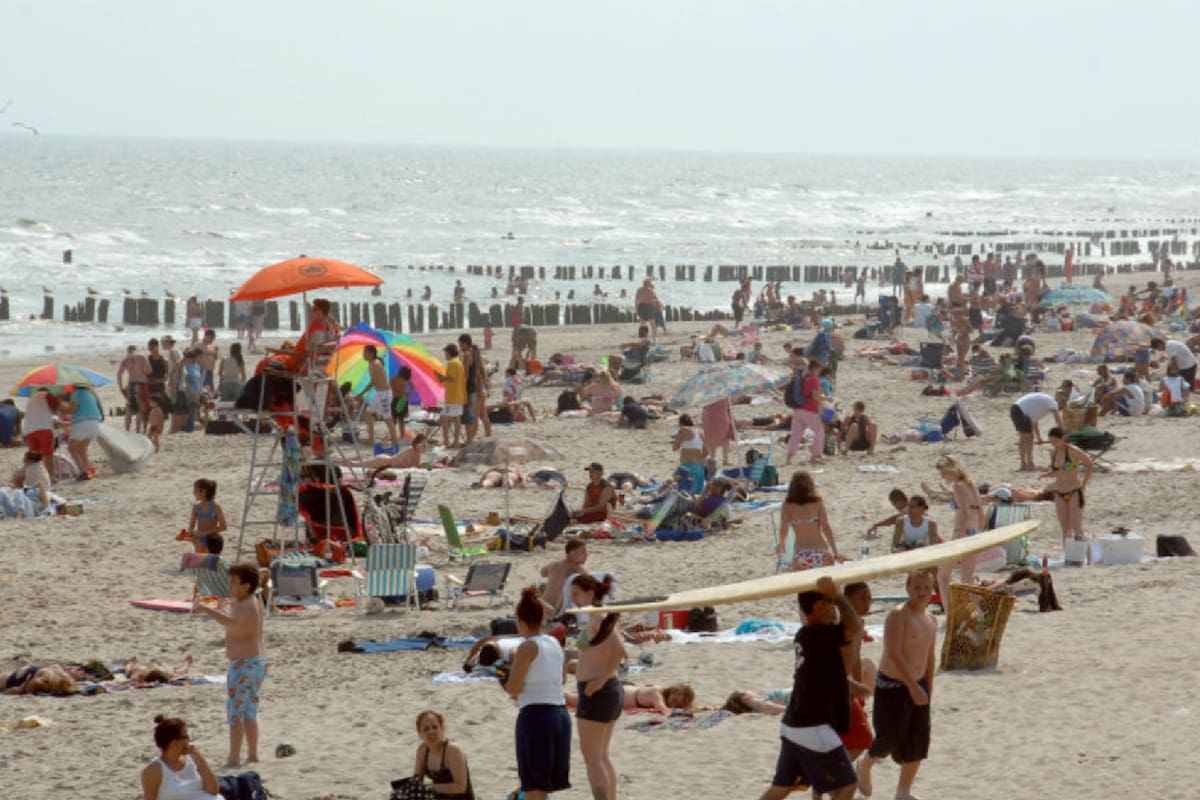 Una mujer fue mordida por un tiburón en Rockaway Beach, en Nueva York