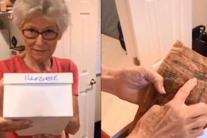 Una mujer guardó una hamburguesa y unas papas fritas de McDonald’s dentro de una caja por más de 20 años en su armario y una usuaria de TikTok compartió el video con el resultado