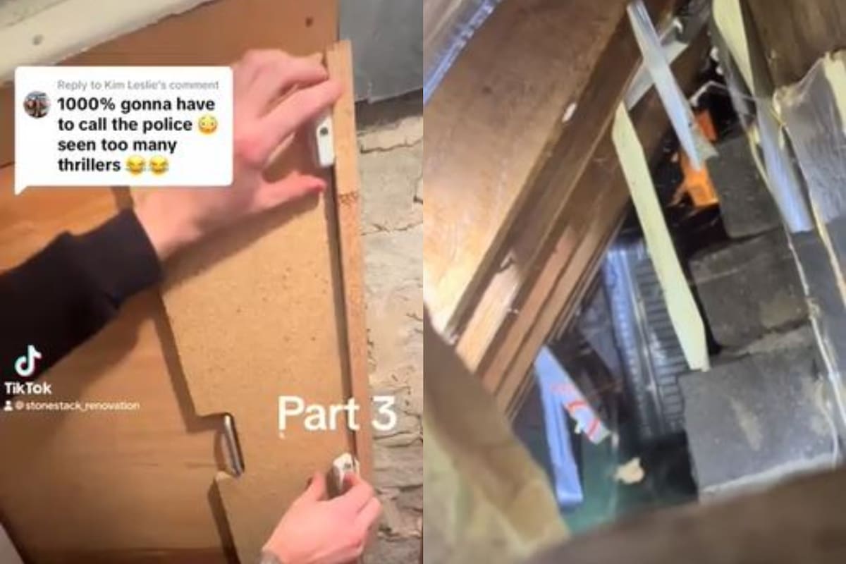 Una mujer hizo un hallazgo espeluznante en una habitación de su casa antigua