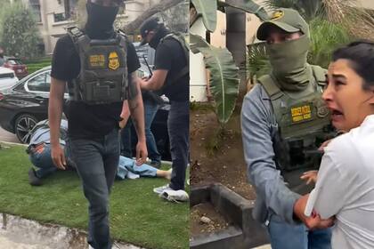 Una mujer iraní sufrió convulsiones tras ver arresto de su esposo en Los Ángeles.