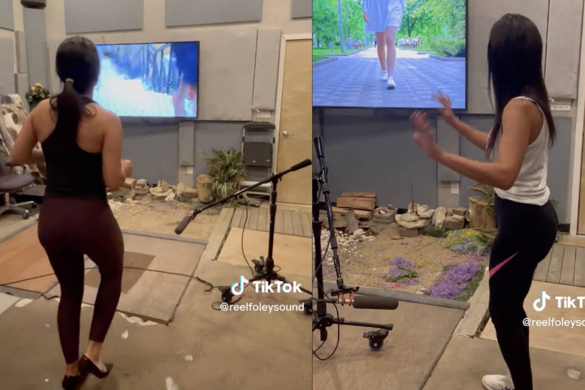 Una mujer mostró sus tareas cotidianas como artista de doblaje para películas y fascinó a la comunidad virtual