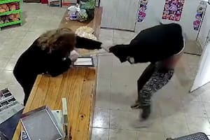 Una mujer quiso robar un comercio, forcejeó con la dueña y terminó semidesnuda
