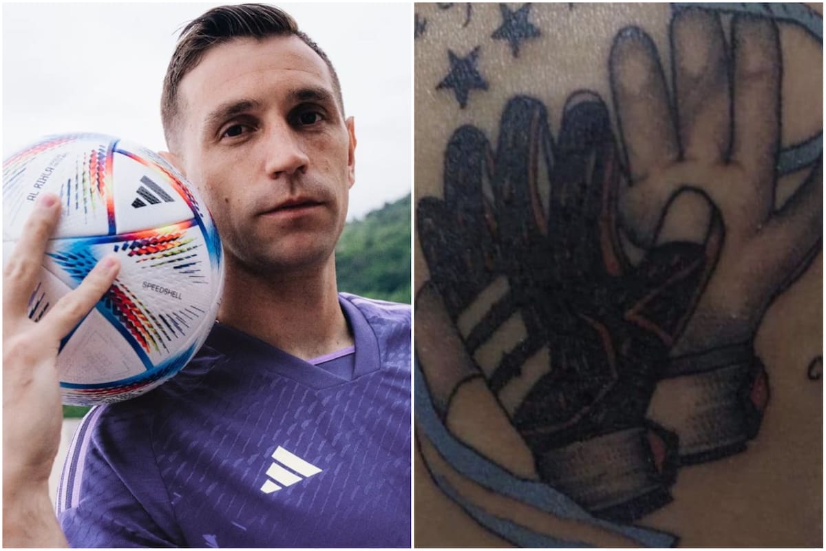 Una mujer se hizo un tatuaje del Dibu Martínez, pero se volvió viral por un insólito error (Foto: Instagram @emi_martinez26 / Twitter)