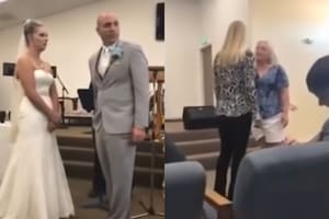 Una mujer se puso a pelear con su futura nuera en medio del casamiento y ante la mirada incrédula de todos los asistentes, incluido el propio novio