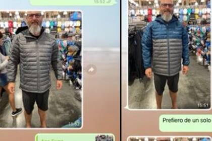 Una mujer se viralizó gracias a su particular método para elegirle ropa a su hijo. Fuente: Twitter