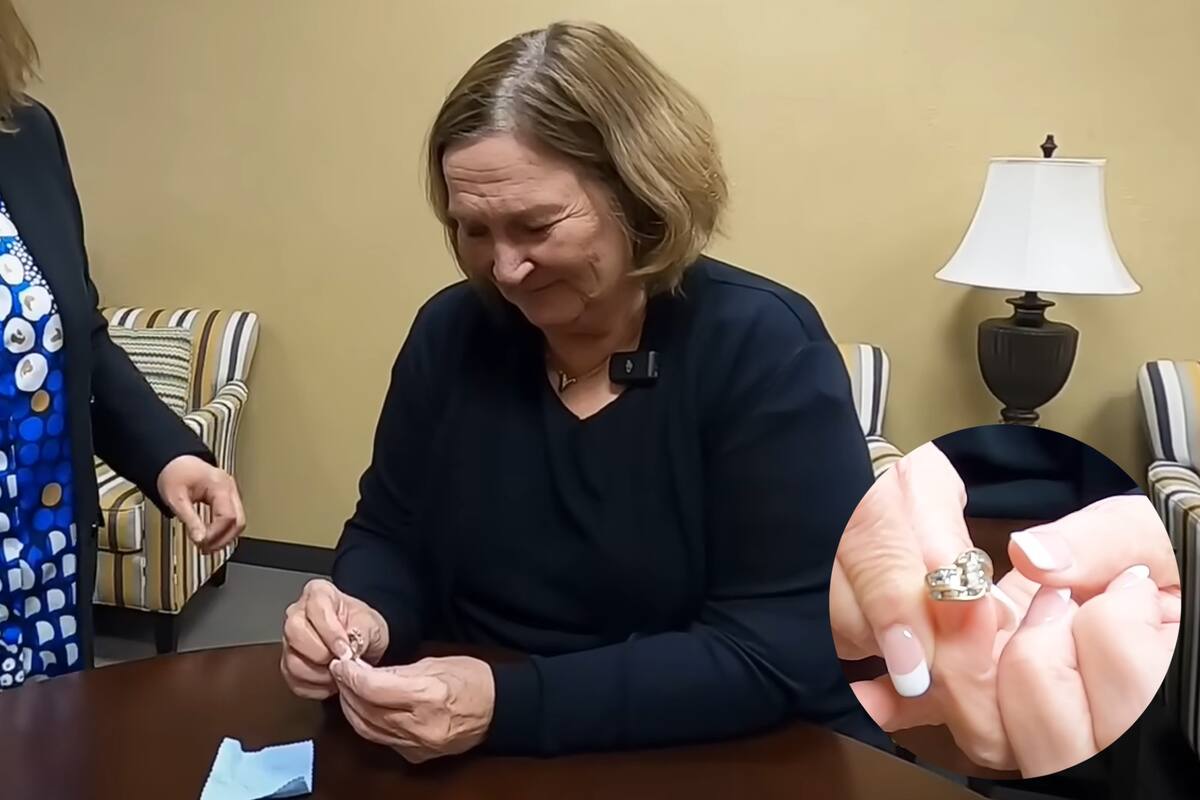 Una mujer tiró accidentalmente un anillo por el inodoro; 13 años después logró recuperarlo