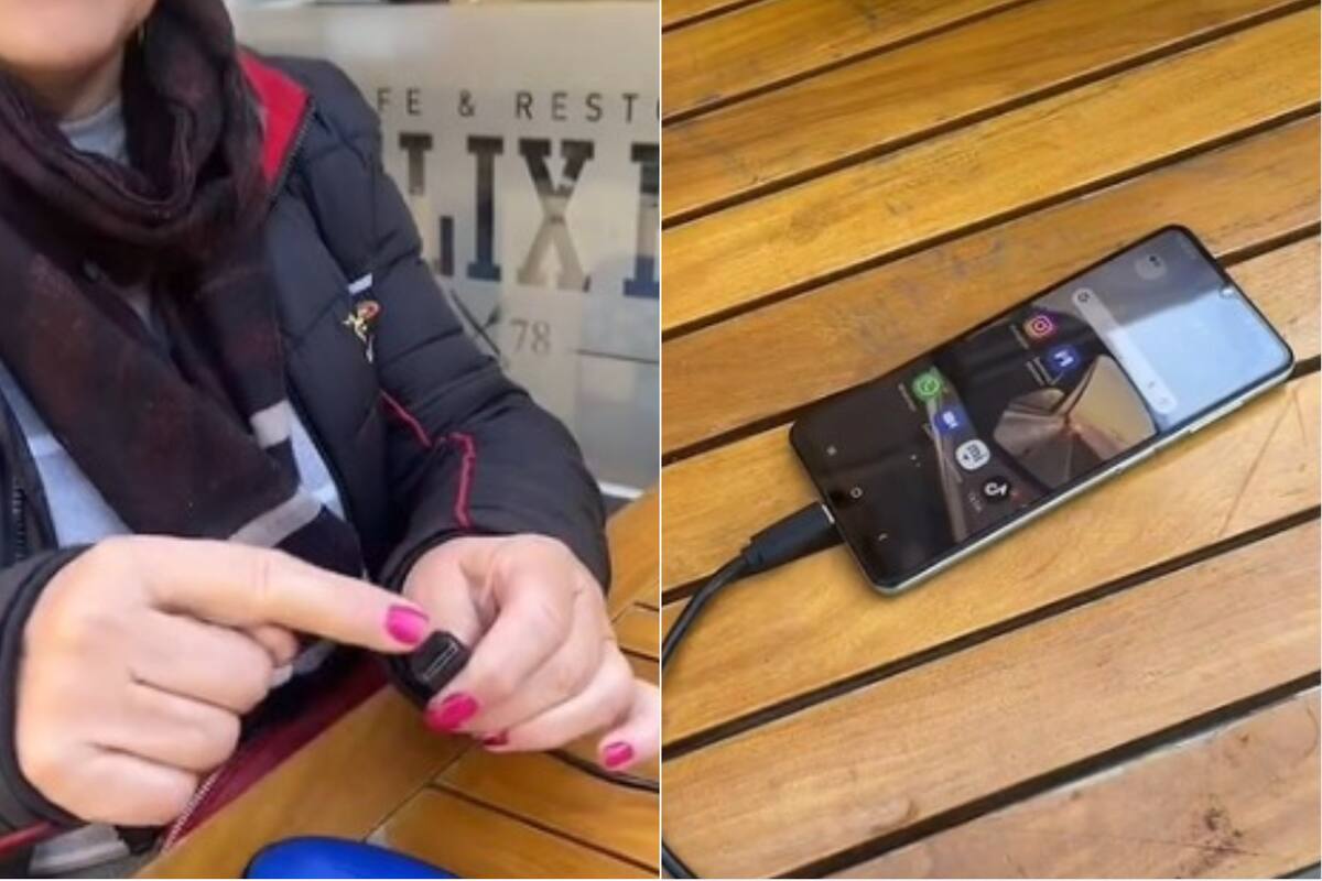 Una mujer trajo una novedosa solución para poner en práctica cuando se te cae el celular al agua