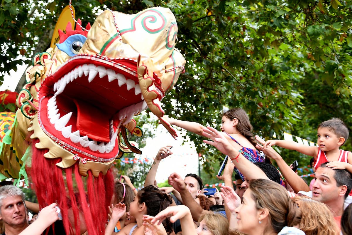 Una multitud celebró en Buenos Aires el año nuevo Chino