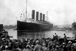 Una multitud concurrió al puerto de Southampton para ver la partida del Titanic (Foto: Archivo)