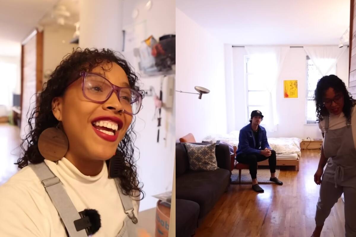 Una neoyorkina mostró cómo es por dentro el departamento que solo le cuesta US$350