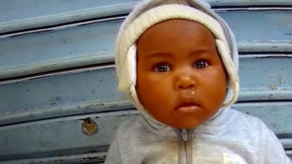 Una niña de cinco meses que fue supuestamente robada en Nairobi.