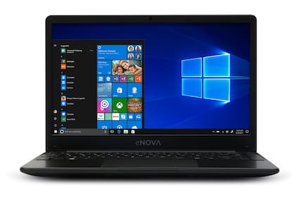 Una notebook Enova con pantalla de 14 pulgadas