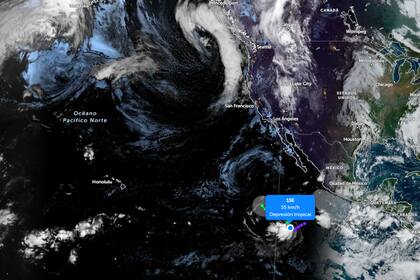 Una nueva depresión tropical se formó en el océano Pacífico y comenzó a ser seguida por los especialistas