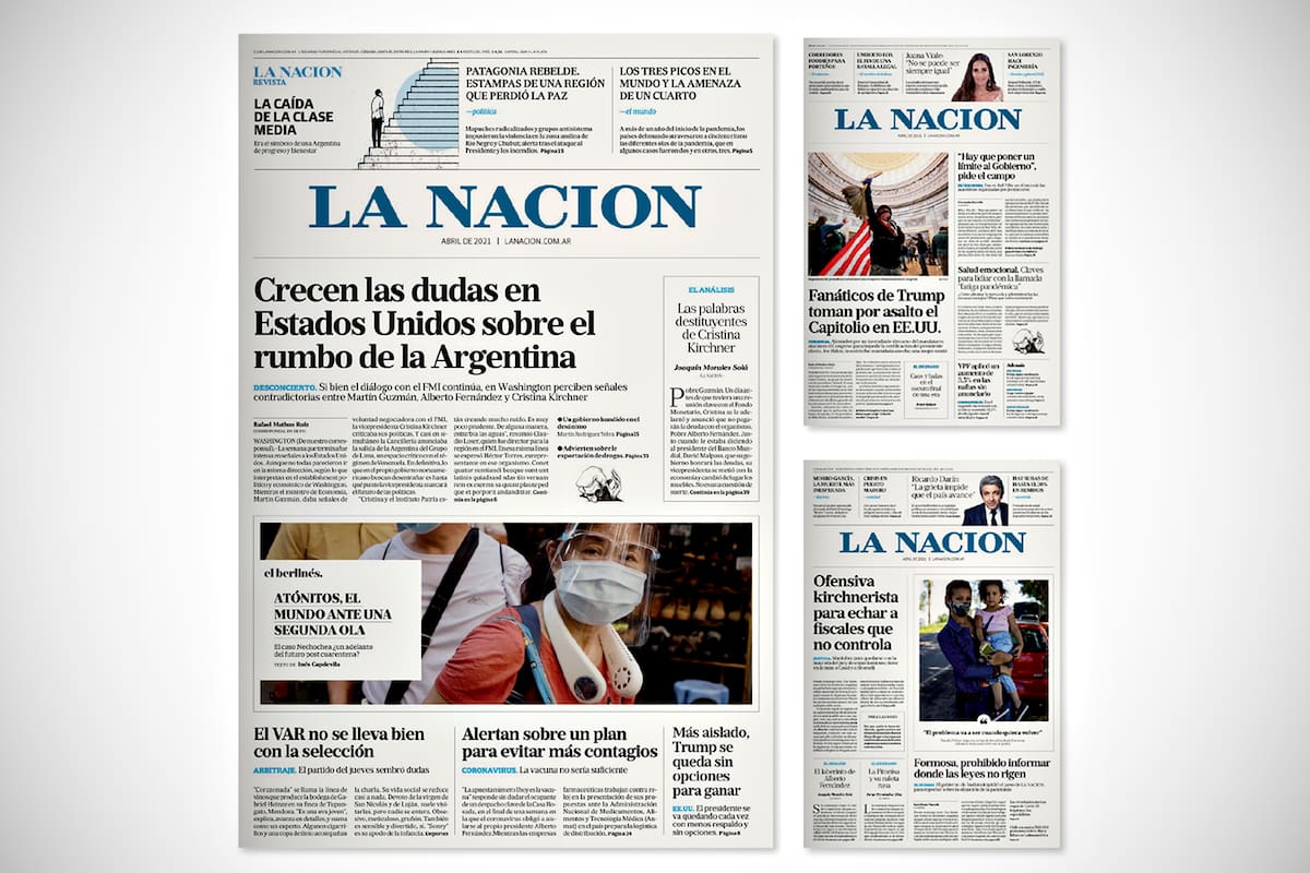 Una nueva diagramación flexible que no le pone límite a la cantidad de títulos, y puede expandirse a lo largo de las páginas según la cobertura lo requiera