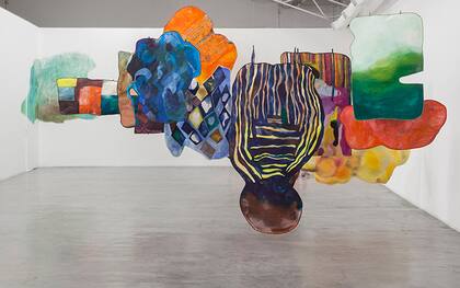 Una obra de Marina de Caro, en la Galeria Ruth Benzacar