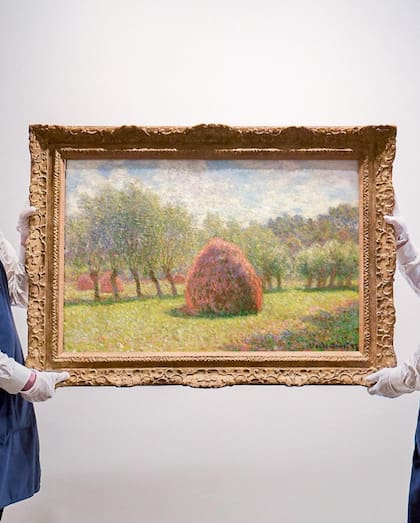 Una obra de Monet, Meules à Giverny, fue la única que superó a la de Carrington: se vendió por 34,8 millones de dólares