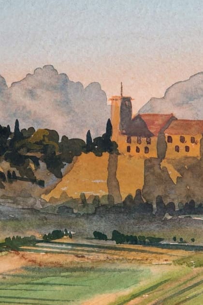 Una obra pintada por él, que formó parte de la muestra “Vista del sur de Francia”.
