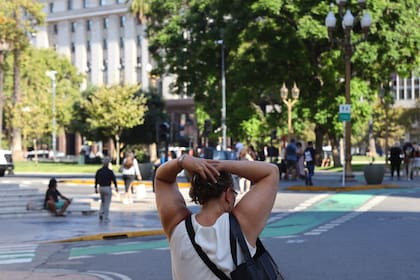 Una ola de calor afecta la ciudad de Buenos Aires