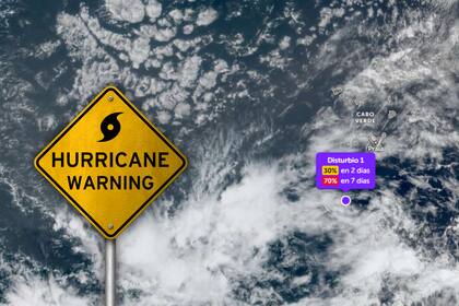 Una onda tropical al sur de las islas de Cabo Verde avanza con un 70% de probabilidad de desarrollo en siete días