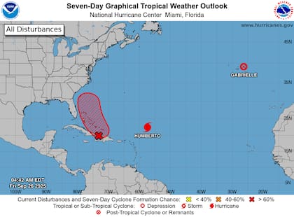 Una onda tropical cerca de Haití, República Dominicana y las islas Turcas y Caicos tiene un 80% de probabilidad de convertirse en depresión tropical en 48 horas y 90% en siete días