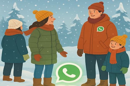 Una opción para renovar la imagen del celular con alusión al invierno