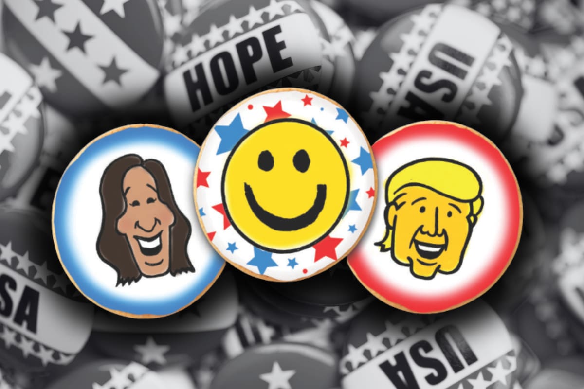 Una panadería de Ohio hace alimentos con la cara de los candidatos y, dependiendo de las ventas, ofrece un resultado