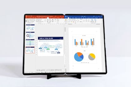 Una pantalla plegable de Samsung que abierta llega a las 17 pulgadas