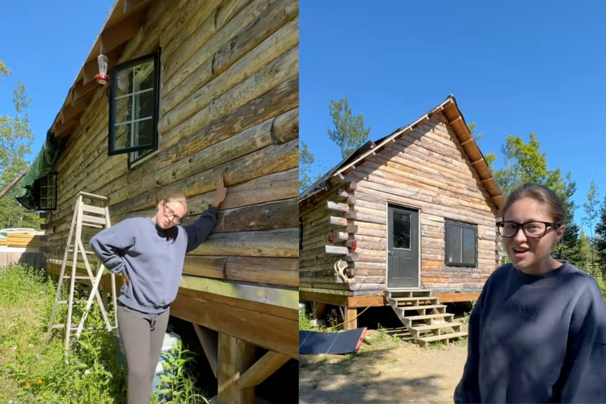 Una pareja construyó su vivienda sin recurrir a préstamos en Maine, Estados Unidos