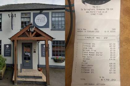 Una pareja disfrutó de una rica cena y no pagaron la cuenta (Foto Facebook The Mill)