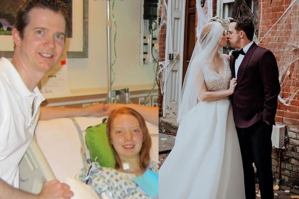 Una pareja se conoció en el sanatorio de EE.UU. donde les realizaron respectivos trasplantes de corazón; la historia terminó con el final más feliz posible