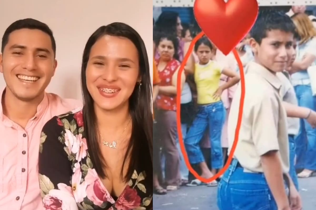 Una pareja se dio cuenta de que sus caminos se habían cruzado mucho antes de lo que recordaban