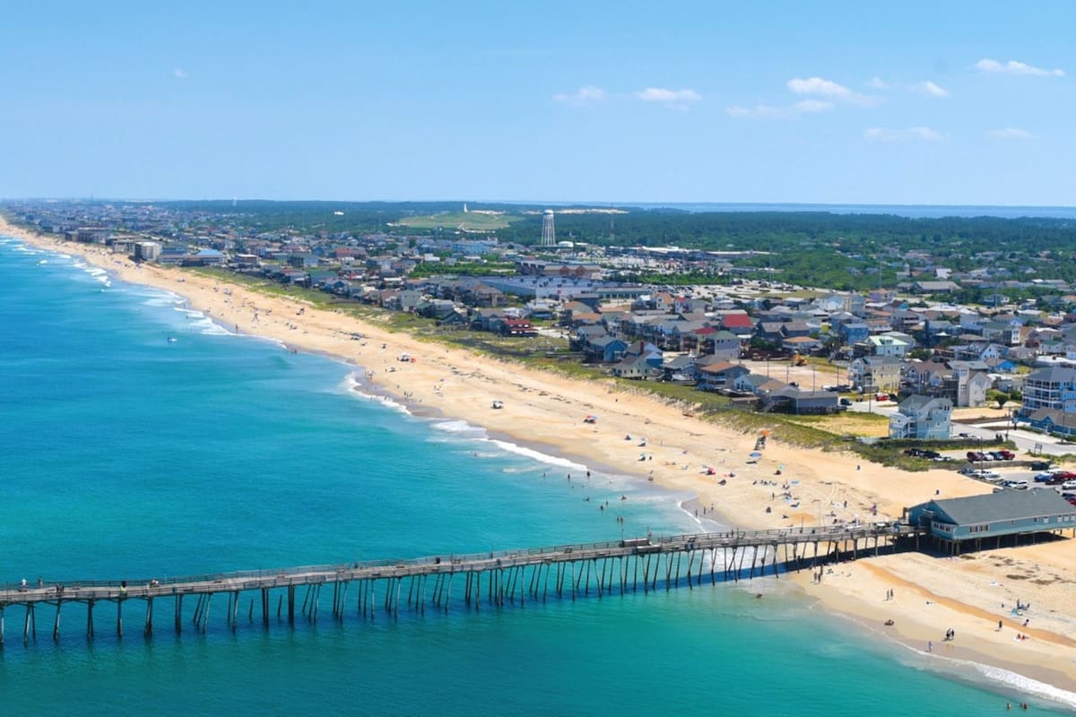 Una pareja se mudó de California a la costa de Carolina del Norte