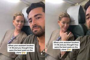 Una pareja se volvió viral tras denunciar que la aerolínea les ofreció los peores asientos