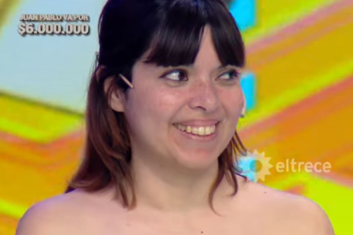 Una participante de Los 8 escalones dejó boquiabierto a Guido Kaczka al revelar la importante deuda que tiene que pagar (Foto: Captura eltrece)