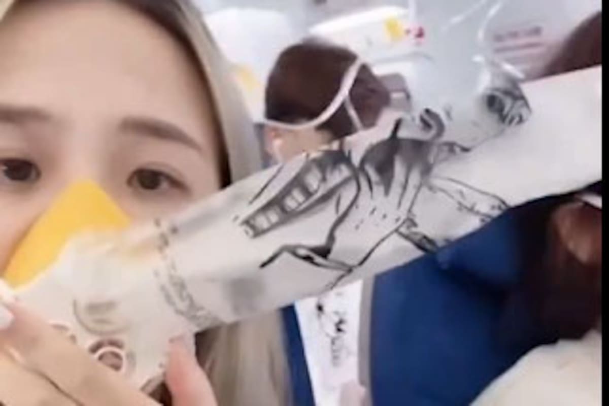 Una pasajera registró el problema en el Boeing 737 Max de Korean Airlines