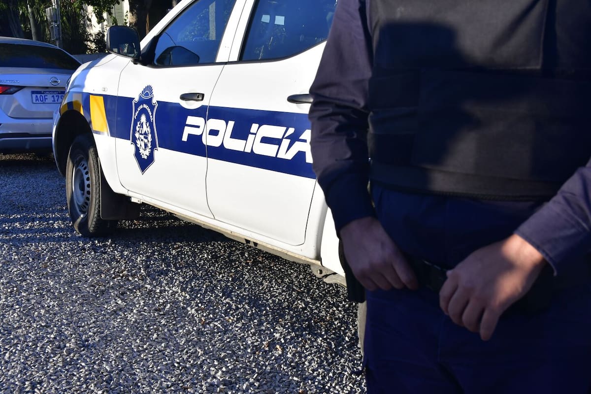 Una patrulla de Policía en Uruguay