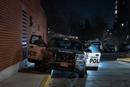 Una patrulla de policía en Toronto, el 22 de febrero de 2024.