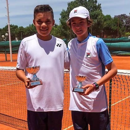 Una perla de archivo: Darwin Blanch y Joao Fonseca, en 2019, en la Copa El Ceibo, en el club Macabi, San Miguel