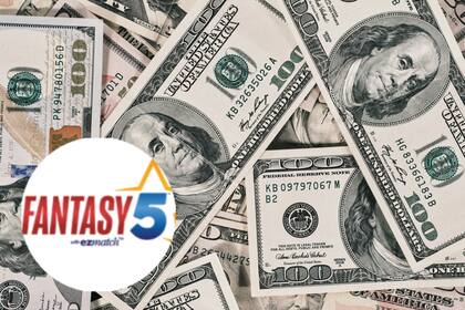 Una persona ganó casi 72.000 dólares en la lotería Fantasy 5, pero aún no los reclamó