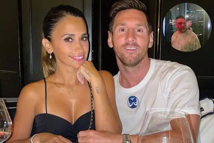 Una persona que aguardaba a la salida de un restaurante de Miami para sacarse una foto con Messi y Antonela recibió una fuerte golpiza