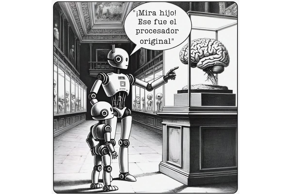 Una pieza gráfica que se viralizó en las redes sociales, a cuento del desarrollo de la inteligencia artificial