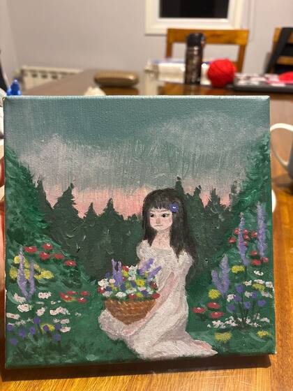 Una pintura de Valentina Horiuchi