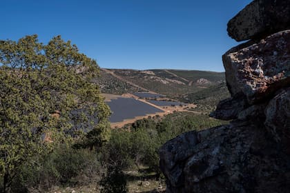 Una planta de energía solar fotovoltaica en España