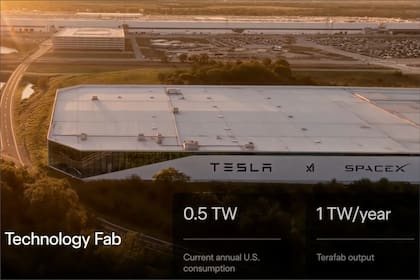Una planta de Tesla en Austin, Texas