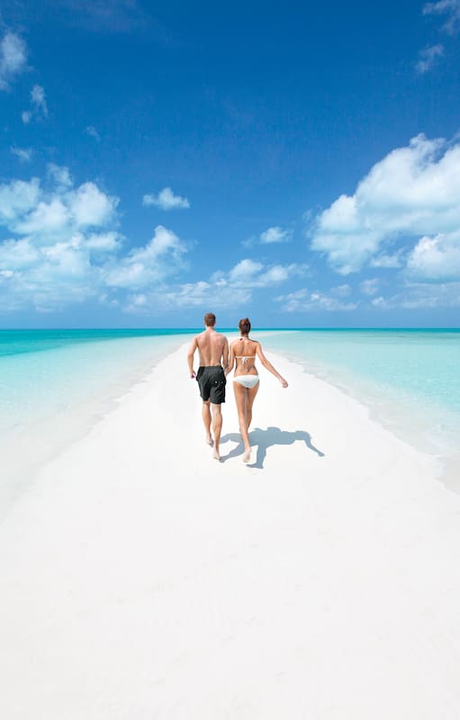 Una playa en Bahamas