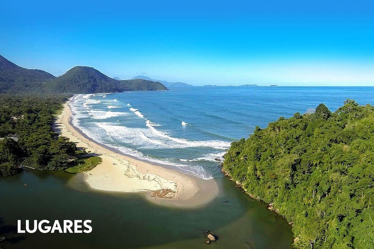 Una playa sin multitudes, a mitad de camino entre Río de Janeiro y San Pablo