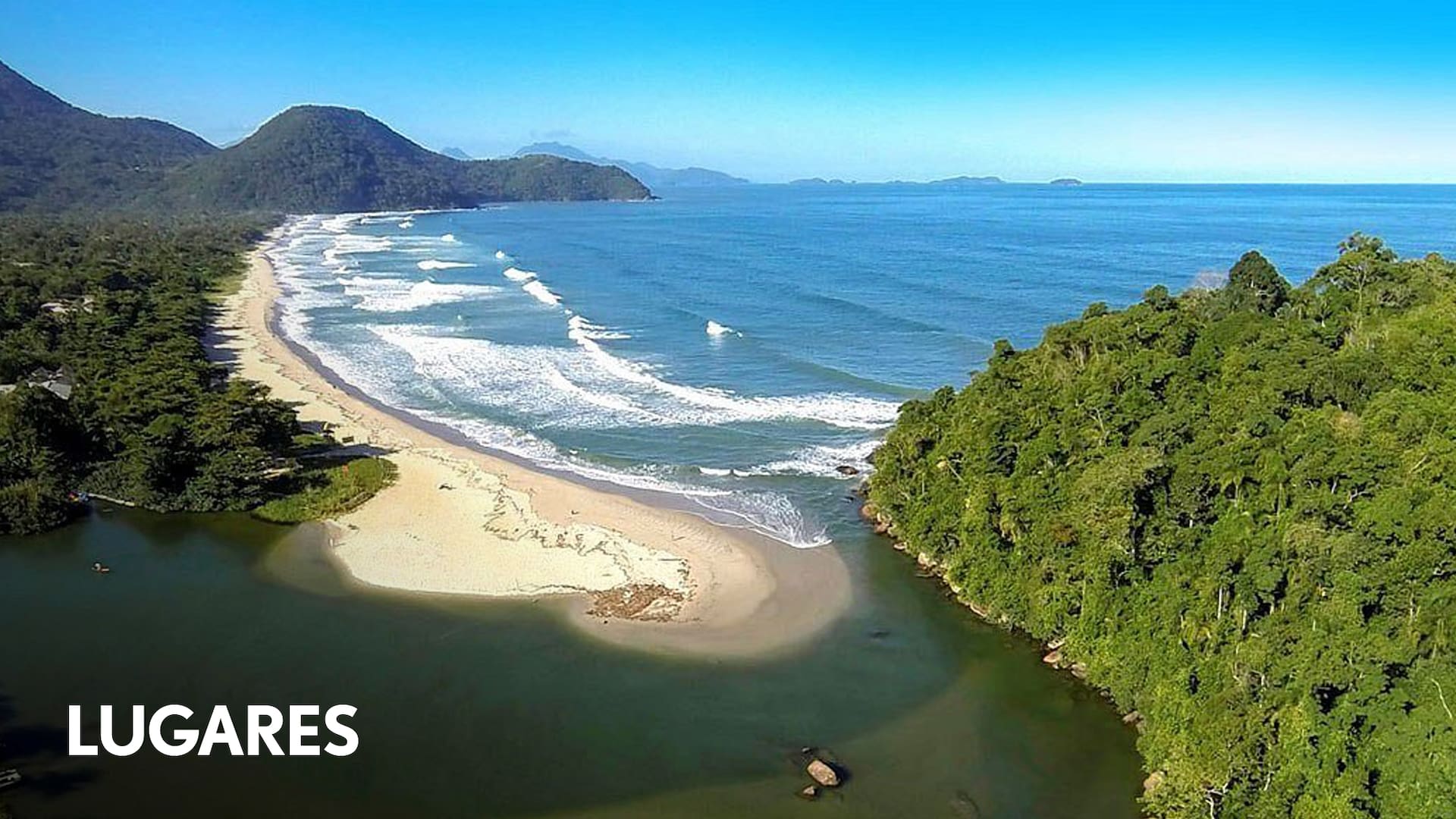 Una playa sin multitudes, a mitad de camino entre Río de Janeiro y San Pablo