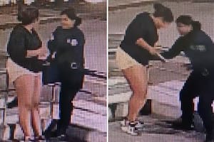 Una policía manipulaba un arma mientras hablaba con una amiga y le disparó por accidente
